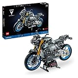 LEGO 42159 Technic Yamaha MT-10 SP Motorrad-Modellbausatz für Erwachsene, authentisches Fahrzeug-Modell mit 4-Zylinder-Motor, funktionsfähiger Lenkung und AR-App, Geschenk für Männer und Frauen