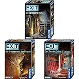 Kosmos EXIT - Das Spiel - Bundle Profi-Set: Die verbotene Burg, Die Grabkammer des Pharao & Der Tote im Orient-Express, Escape Room-Spiel für 1 bis 4 Personen ab 12 Jahre