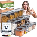 Viwares Vorratsdosen mit Deckel Luftdicht | 12er Vorratsbehälter Set | BPA-FREI | Vorratsdose zur Mehl Zucker & Müsli Aufbewahrung Küche | Praktische Aufbewahrungsbox Küche für alle Lebensmittel