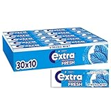 Extra Professional Fresh Strong Mint, Zuckerfreier Kaugummi, Multipack mit 30x10 Dragees, Für frischen Atem