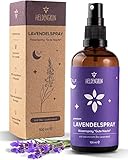 Heldengrün® Lavendelspray Gute Nacht [Bio-LAVENDELÖL] - Lavandula Angustifolia - Beruhigend & wohltuend - Premium Lavendel Spray - Ideal als Kissenspray, Einschlafspray & Schlafspray - Sleep Spray