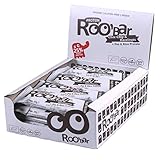 Roobar Protein Schokochip & Haselnuss - 100% Bio, Vegan, Proteinriegel, milchfrei & glutenfrei 16 x 40g Protein-Riegel in einer Box