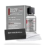 Fireball NANO COAT V2 SiO2 Versiegelung Set - High End Lackversiegelung Coating mit NANO Effekt *neuste Generation* 35ml