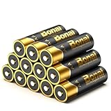 BONAI Akku AA Wiederaufladbare Batterien Hohe Kapazität 2800mAh 12 Stück Mignon AA Accu 1,2V NI-MH Aufladbare Akkubatterien HR6 Rechargeable Battery Geringe Selbstentladung