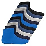 Footstar Kinder Kurzschaft Socken (10 Paar) - Sneak it! - Jeanstöne 31-34