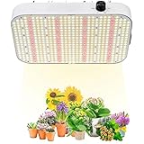 VVLXRIC Plant Light Indoor, Dimmbar Anzucht Lampe LED Mit Verstellbarem AufhäNgeseil, Gartengeschenke Für Weibliche MüTter Pflanzen Leuchte