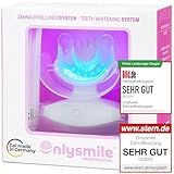 Onlysmile Zahnbleaching Set professionell | All in One Teeth Whitening Kit für Weiße Zähne mit sofort Effekt | Sichere Schmerzfreie Zahnaufhellung Bleaching Zähne aufhellen | Zahn bleach set