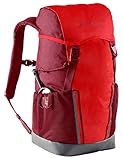 VAUDE Kinderrucksack Jungen & Mädchen Puck, komfortabler Wanderrucksack Kinder 14L, Wetterfester Schulrucksack mit Regenhülle & Lupe, viel Stauraum