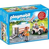 PLAYMOBIL 70053 City Life Quad mit Rettungsanhänger,