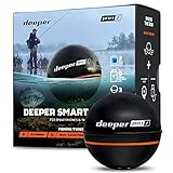 Deeper Smart Sonar Pro+ 2 Fischfinder Echolot – mit Tiefenmesser und GPS-Sender | Angeln im Kajak, Boot oder beim Eisangeln | mit kostenloser App