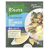 Knorr Feinschmecker Sauce Hollandaise fettarm leckere Soße mit unter 1,5% Fett ohne geschmacksverstärkende Zusatzstoffe 250 ml 1 Stück (Packung mit 10)