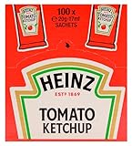 Heinz Tomato Ketchup Classic – Tomatenketchup in Portionsbeutel – 100 x 17 ml