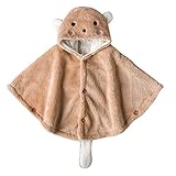 TININNA Herbst Winter Kinder Warme Hoodie Kapuzen Mantel Kleinkind Baby Jungen Mädchen Cape Poncho Wollmantel Weiche Windjacke Fleece Jacke