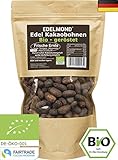 Geröstete Bio Kakaobohnen - Fair Trade, Cadmium geprüft, 200g frische Bio-Röstung - Verführerischer Edelmond AAA Edelkakao