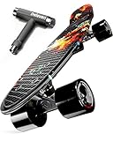 Deleven Skateboard mit Skate Tool, ABEC-9 Lagern und 78PU Rädern - The Universe Collection - Für Kinder, Erwachsene, Anfänger - 56 cm