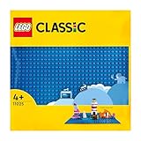 LEGO 11025 Classic Blaue Bauplatte, quadratische Grundplatte mit 32x32 Noppen als Basis für LEGO Sets, Konstruktionsspielzeug für Kinder