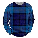 Generisch Herren Sweatshirt Sweat Crewneck, Pullover mit Breiten Rippbündchen für Männer in vielen Farben Sportjacke Herren Pullover Ohne Kragen Herren