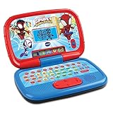 VTech Spidey und seine Super-Freunde - Lernlaptop – Lerncomputer mit QWERTZ-Tastatur und Inhalten zu Buchstaben, Buchstabenlauten, einfacher Addition und Subtraktion u. v. m. – Für Kinder von3-6Jahren