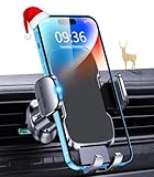 Glangeh Handyhalterung Auto Lüftung, [2024 Upgrade Hakenclip] Handy Halterung Auto, 360° Drehbar KFZ Auto Halterungen für den Innenraum Kompatibel mit iPhone 16 Pro Max, Alle 4-7' Smartphone