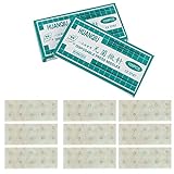 HEALLILY 200Pcs Ohr Presse Akupunktur Vaccaria Nadel Massage Paste Ohr Aufkleber Ohr Einweg Ohr Akupressur Kit 0. 25X1. 3Mm