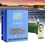 Naturalpowev 12 V/24 V/48 V Batterie-Off-Grid-Controller Windturbine Solar Hybrid MPPT Charge Boost-Controller mit Entlader für Windgenerator Solarpanel-Controller,48V-10000W