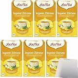 usy Bundle für Yogi Tea Ingwer Zitrone 6er Pack (6x17x1,8g Beutel) + usy Block