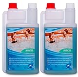 KaiserRein 2 x 1 L (2 L) Whirlpool Desinfektionsmittel für die zuverlässige Wasserpflege I Whirlpool Reiniger Desinfektion I Whirlpoolreiniger, Poolreiniger