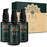 Bio Gesichtspflege Set 3x30 ml - Geschenke für Frauen - Vitamin C Serum Gesicht mit Vitamin A + E - wirksames Retinol & Hyaluron Gesichtsserum mit Aloe Vera Gel Basis - ANA Naturkosmetik