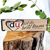 Mama Geschenk - Du bist die beste Mama der Welt - Schokoriegel Geschenkbox inkl. Duplo - Geschenk für Mama, Beste Mama, Geschenk Mama, Mama Geschenke zum Geburtstag, Beste Mama Geschenke