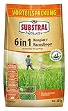 Substral Naturen 6in1 Komplett Rasendünger, mit Sofort und Langzeitwirkung mit Extra Kalk und Kalium, 270 m², 20 kg