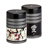 Eigenart Casa Kyoto 2er Set Metalldose rund mit Drehverschlus und einer Füllmenge von 125g, TKY75110