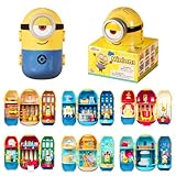 Minions Blind Box Figuren, Spielzeug Überraschende Party Serie, Mini Figuren Set für Home Decor Desk Accessories, Delicate Ornament with Stickers & Accessories for Adults & Kids Age 3+, 1 Pack