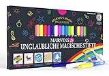 Marvin's Magic - 25 Farbwechselnde magische Malstifte - Erstellen Sie 3D-Schriftzüge oder schreiben Sie geheime Botschaften - Magisches Kunstzubehör - 25 Magische Farbige Stifte