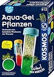 KOSMOS 658168 Fun Science Aqua-Gel Pflanzen, beobachte das Wachstum der Wurzlen, Kresse und Mungobohnen im Glas anziehen, Experimentierkasten für Kinder ab 8 Jahre, Pflanzset für Kinder