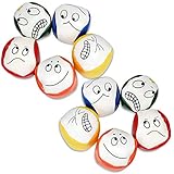 Joyibay Jonglierbälle für Anfänger, 10 STÜCKE Jonglierball Set Kreative Lustige Pädagogische Jonglierbälle zum Ballspielen für Jungen, Mädchen und Erwachsene, Langlebig und Weich