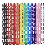 ZHOUHON 100 Stücke Sechsseitiger Würfel ,Würfel Set,Farben Würfel Set,Würfelspiele Tischspiele,Stück Würfel Bunt Set,Würfelspiele Tischspiele,Dice Würfel