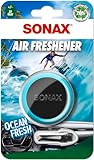 SONAX Air Freshener Ocean-fresh (1 Stück) Lufterfrischer mit frischem Duft und langanhaltendem Dufterlebnis für den Fahrzeuginnenraum | Art-Nr. 03640410, Blau