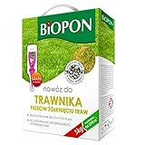 Biopon Rasendünger gegen Vergilbung - Dünger für Alle Rasen: Zier- , Sport- und Spielrasen - 5 kg für 250 m²