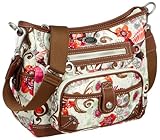 Oilily Tropical Birds S Shoulder Bag Off White