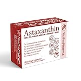 EP Bar Astaxanthin | 30 Antioxidantien Softgel Kapseln | Hochdosiert | Natürliches Astaxanthin mit Traubenkernöl, Krillöl, Reishi-Pilz, Ginseng Komplex | Astaxantin Haematococcus Pluvialis Ergänzung