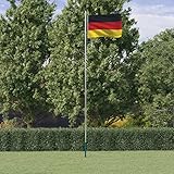 Furniture Select-Deutschland Flagge und Stange 6,23 m Aluminium