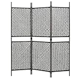 DCRAF Home Products-Zaunblende Polyrattan 1,8x2 m braun