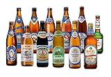 BIERPAKET ALKOHOLFREI 12 0,5L bayerische Biere Pils Helles Weizen Kellerbier inkl. 0,96€ Pfand Biergeschenk für Männer Fussball Mitbringsel Grillen Weihnachten